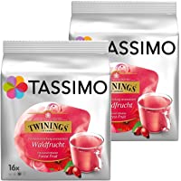 Los mejores  - Tassimo Twinings Té de Frutas del Bosque- Paquete de 2- 2 x 16 T-Discs